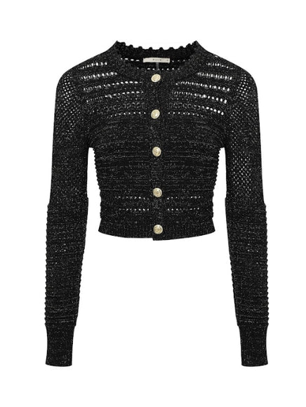 Presley Crochet Knit Cardigan