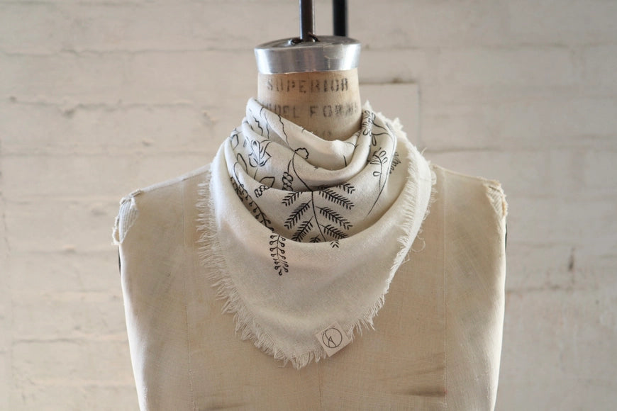 Naturally Dyed Bandana