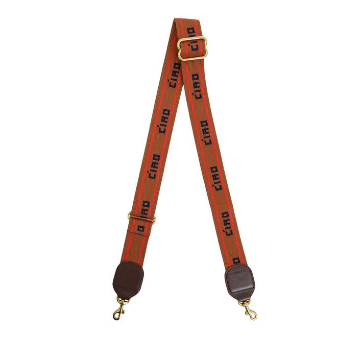 Adjustable Crossbody Strap - Ciao w/ Double Stripe