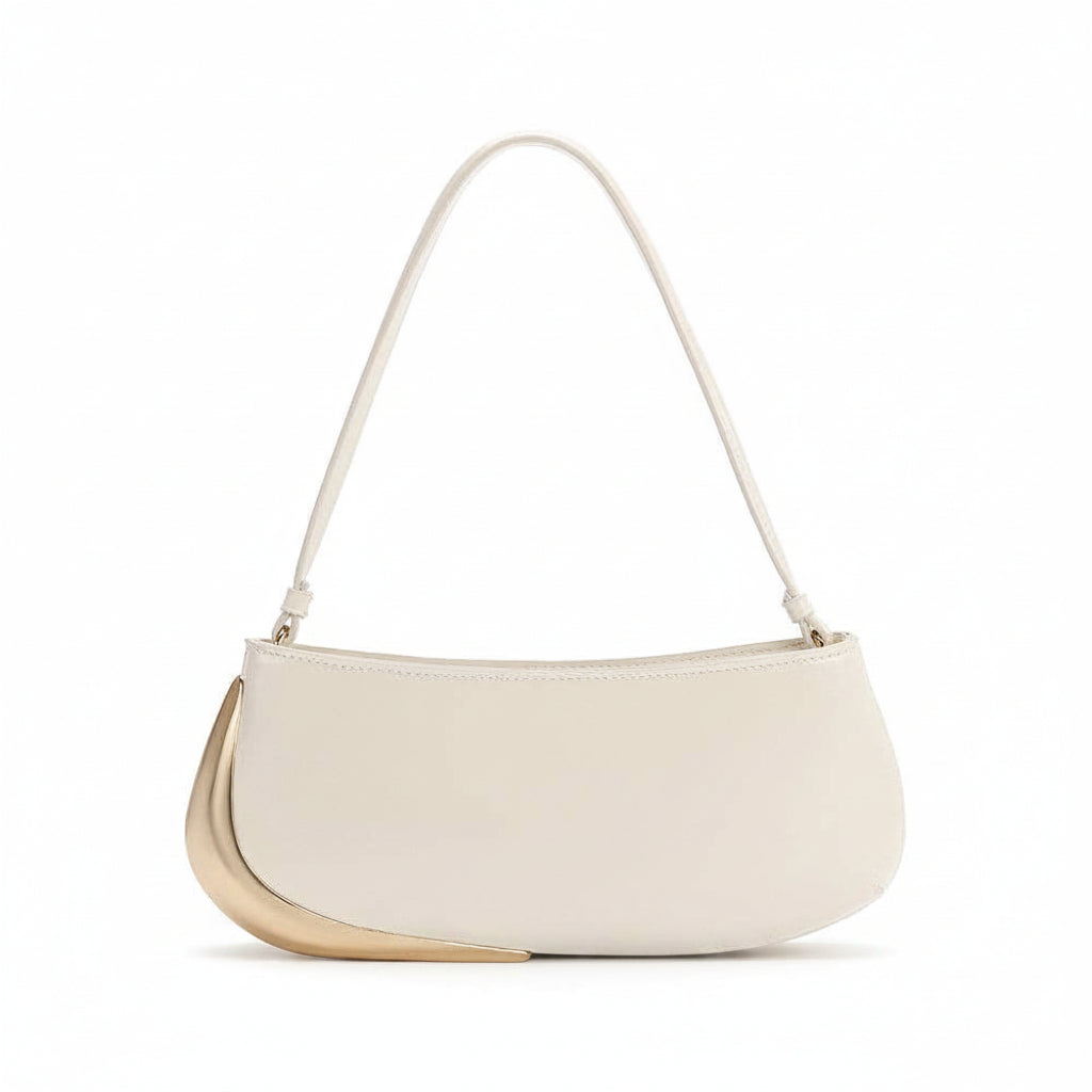Sade Recycled Leather Shoulder Bag