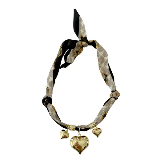 Terri Charm Scarf Necklace