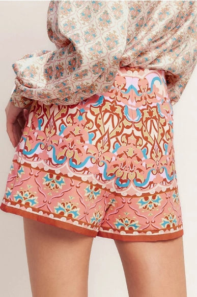 Sarah Printed Woven Skort