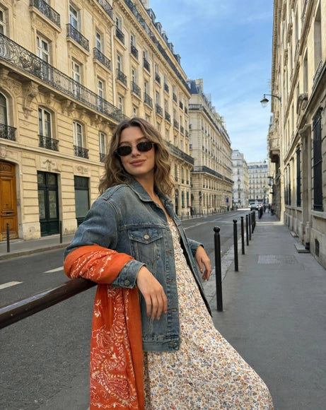 Large Square Scarf Bandana Pattern