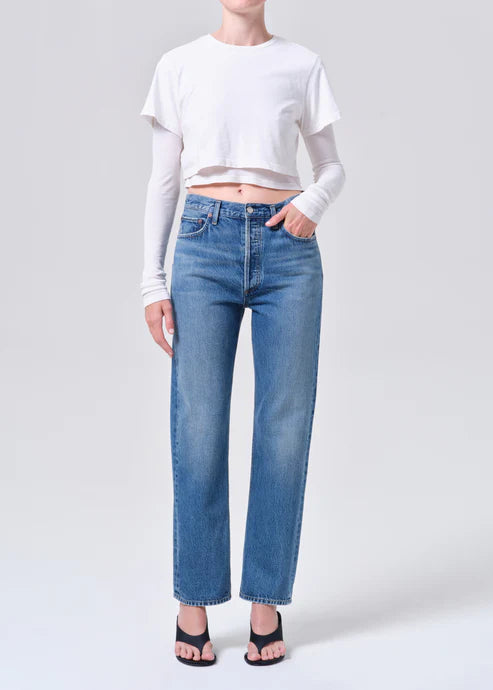 90's Pinch Waist High Rise Straight