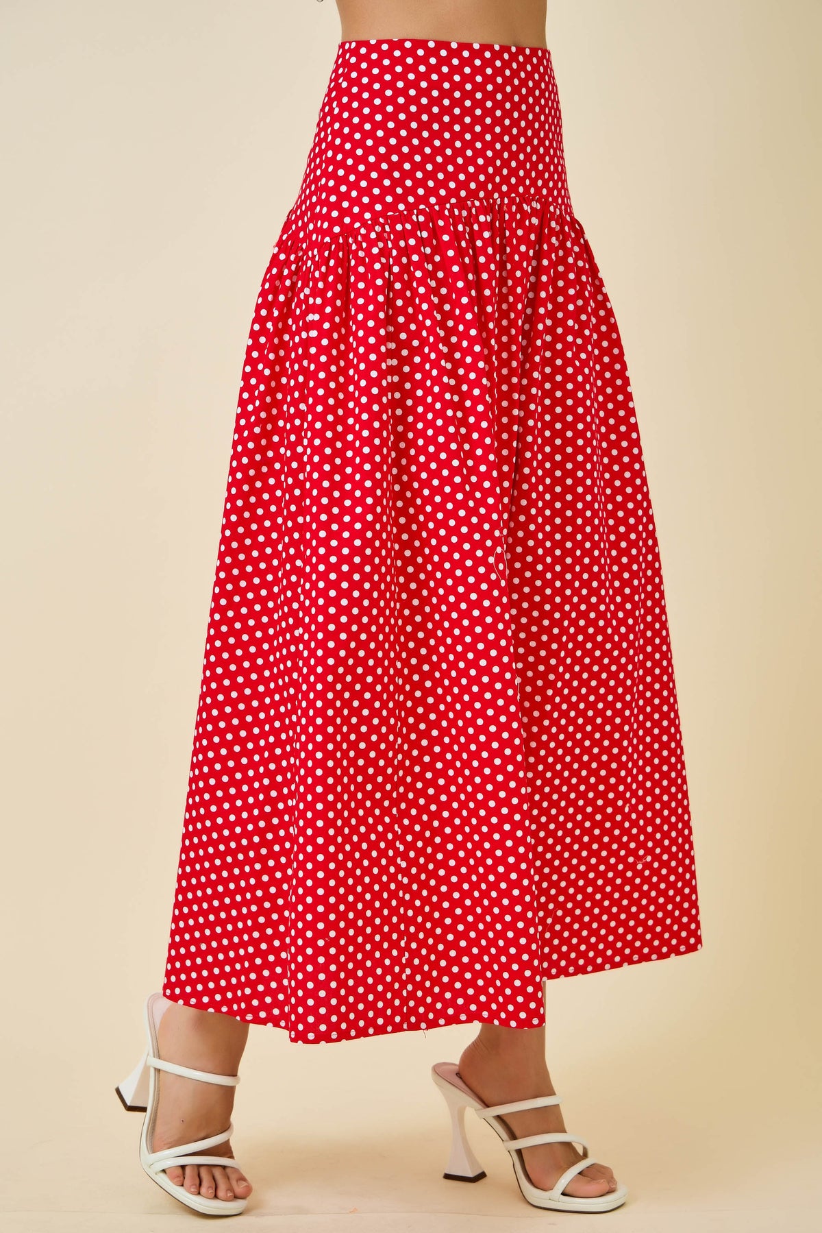 Evie Flared Maxi Skirt