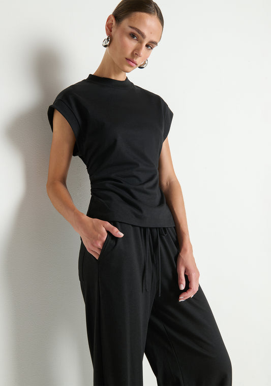 Andrea Side Shirred Top