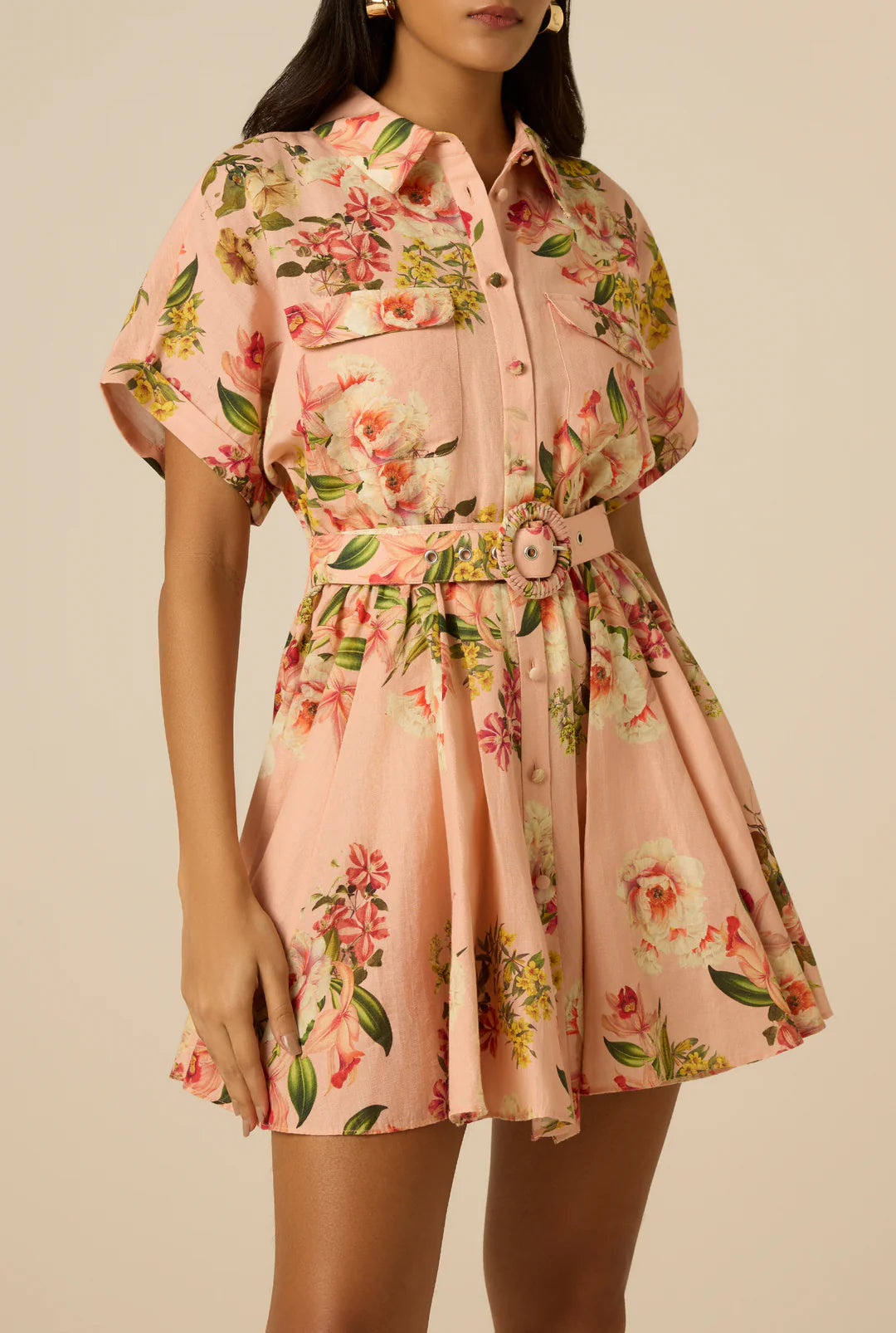 Ayla Buckle Short Dress