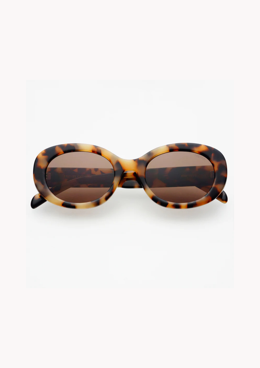 Aria Acetate Oval Sunglasses