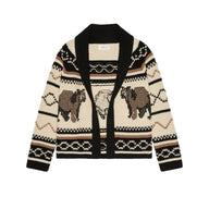 The Bear Lodge Cardigan - Black / 0