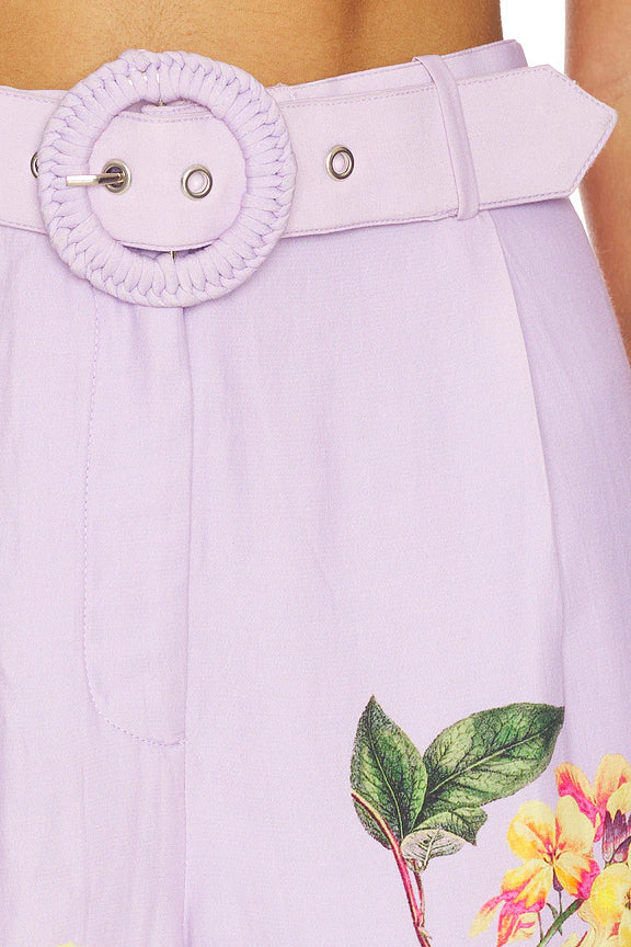 Shorts With Buckle Belt