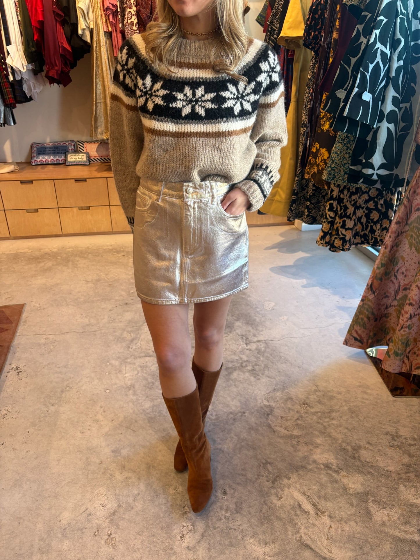 90s Relaxed Mini Skirt
