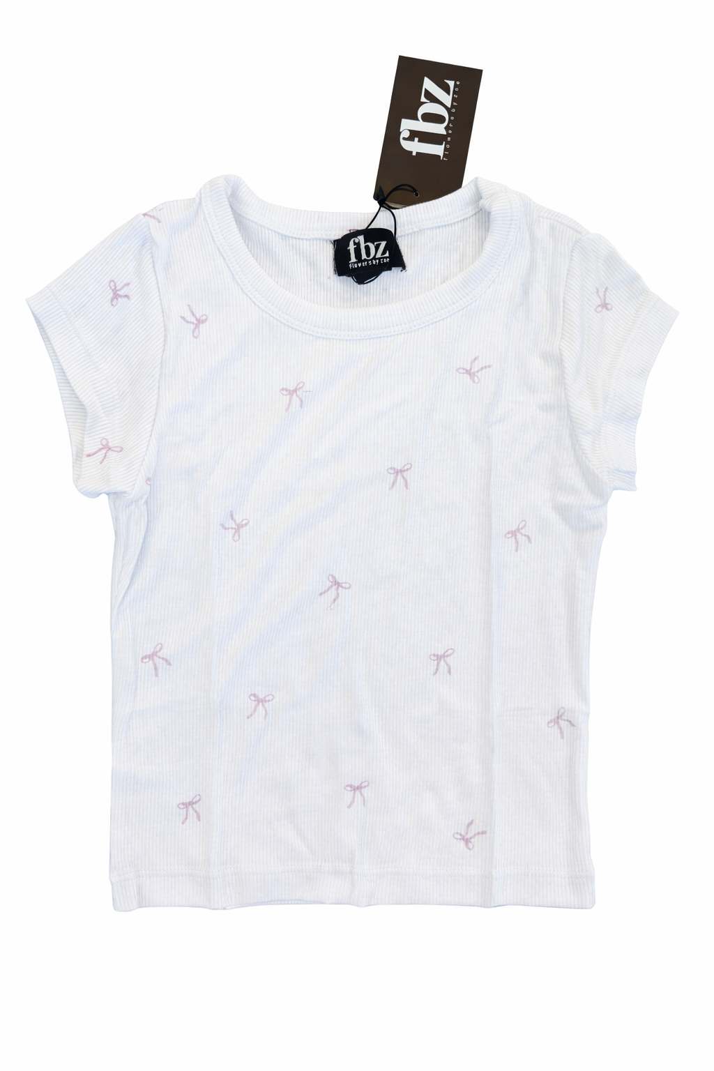 Lacie Girls Bow Ribbed Tee