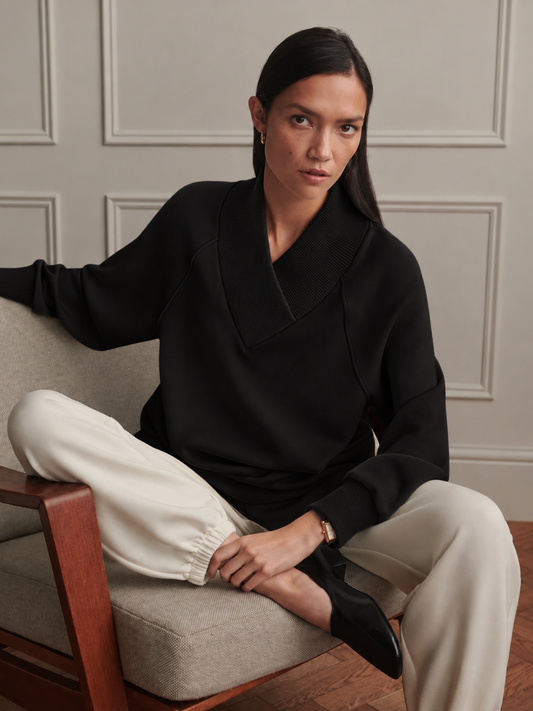 Macie Zip Hem Sweat