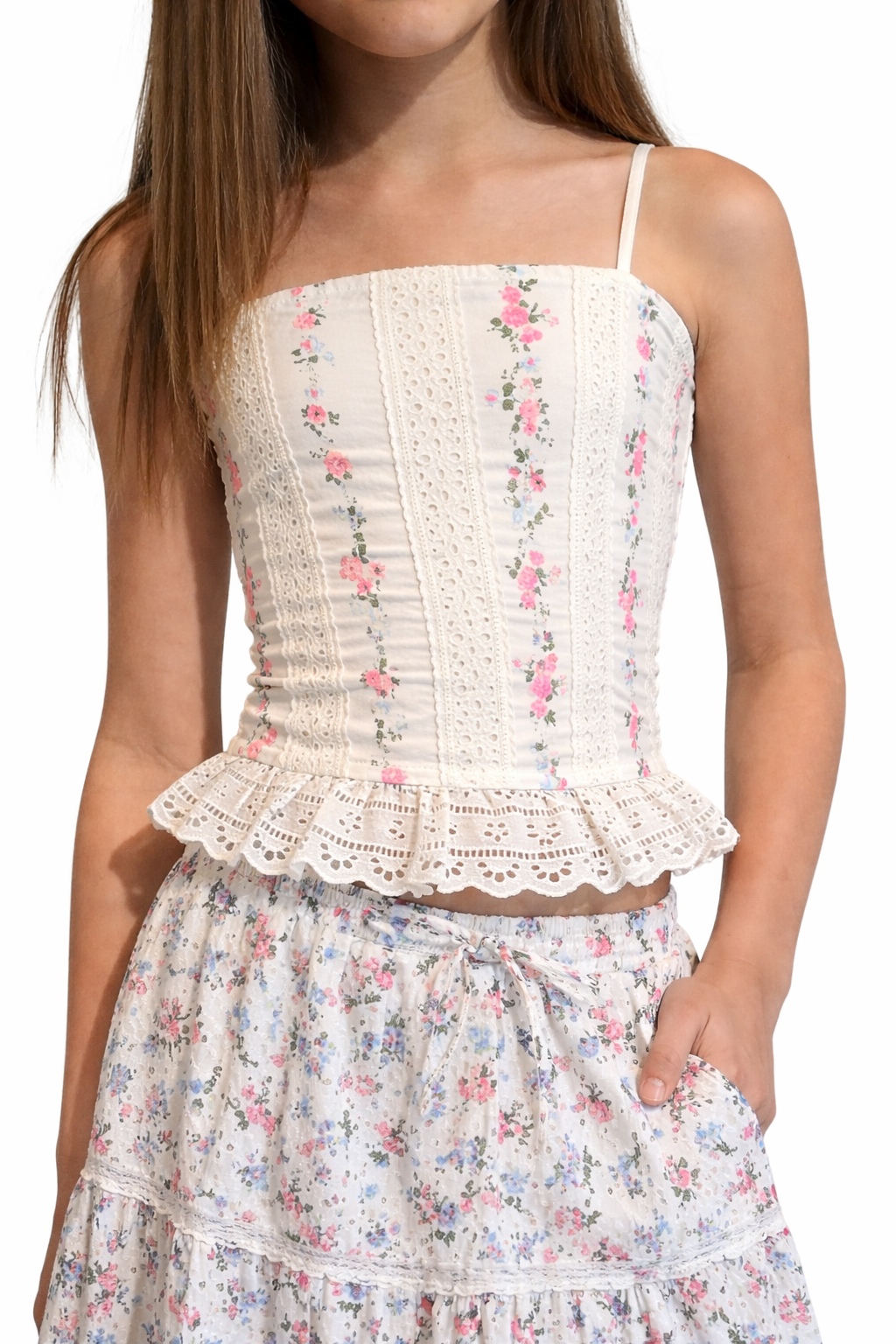 Harper Girls Floral Top