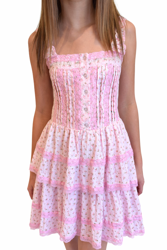 Amelia Girls Floral Dress