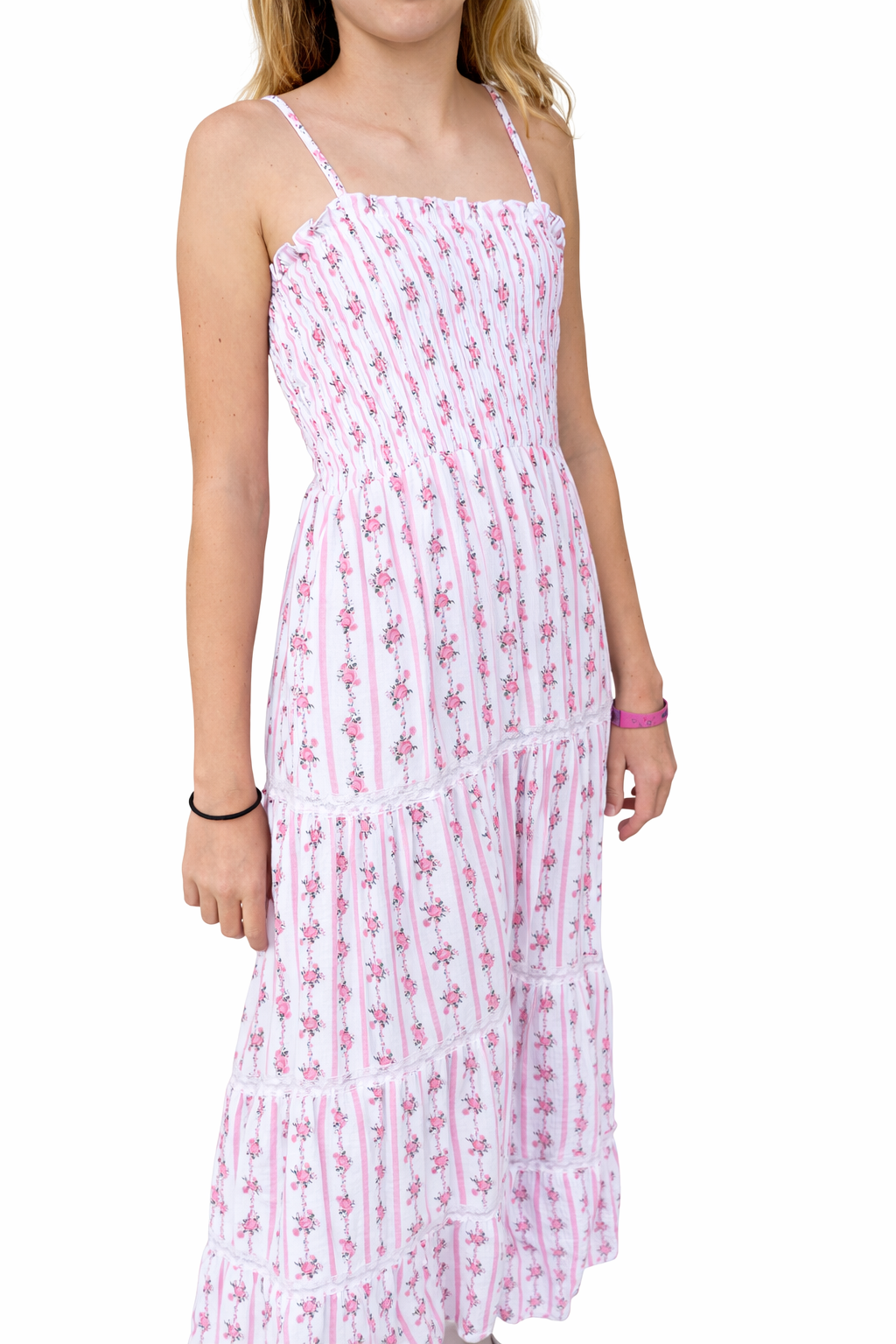 Lexi Girls Maxi Stripe Dress