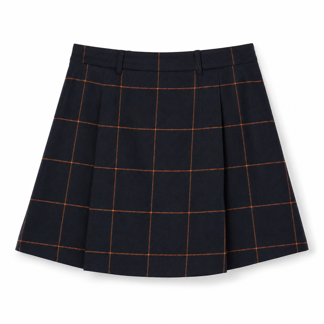 Sydney Wool Plaid Skirt