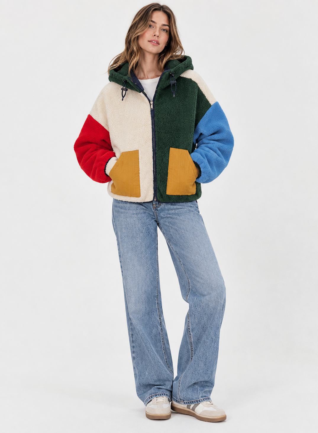 The Plush Horizon Colorblock Full Zip