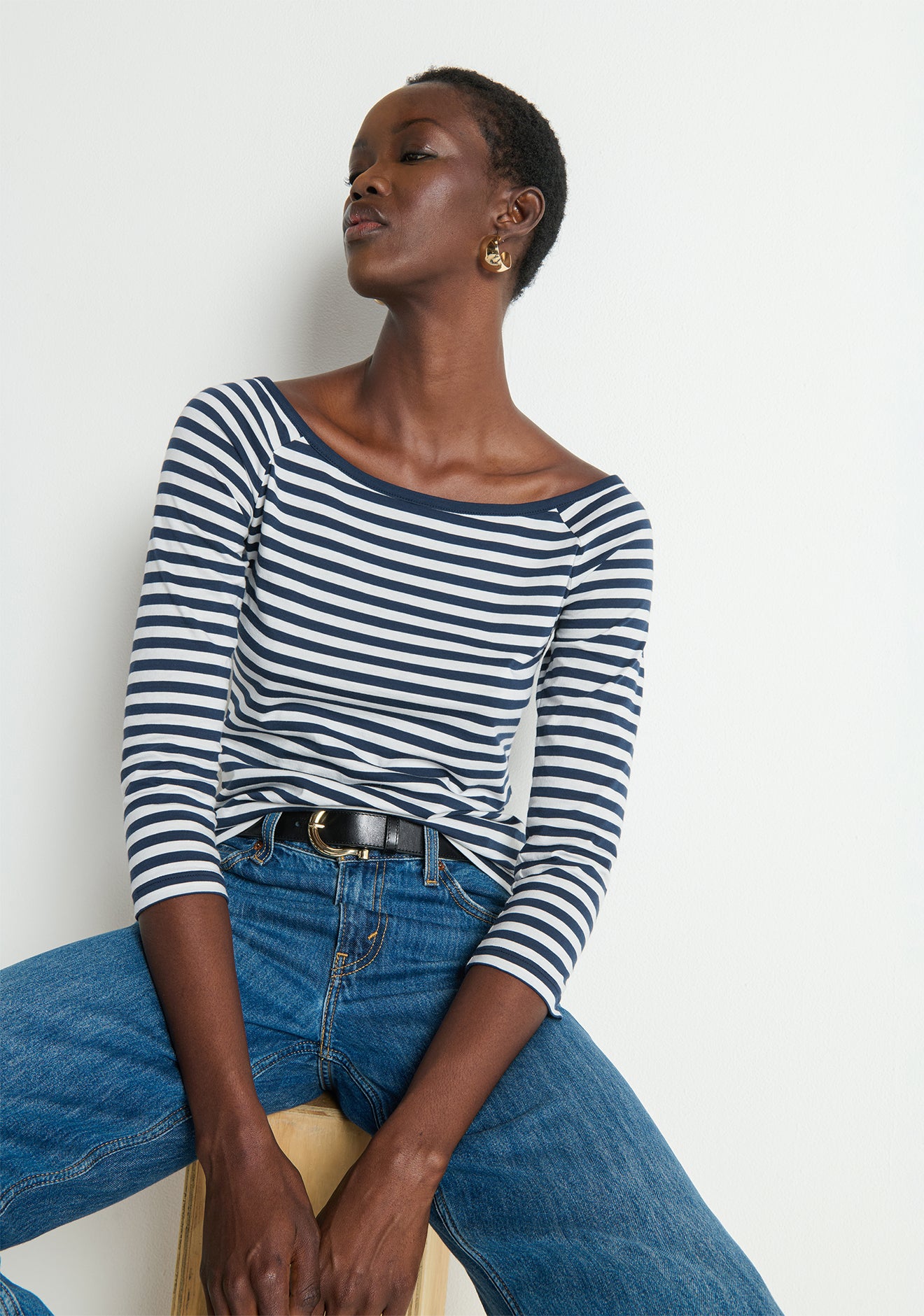 Danika Scoop Neck Tee