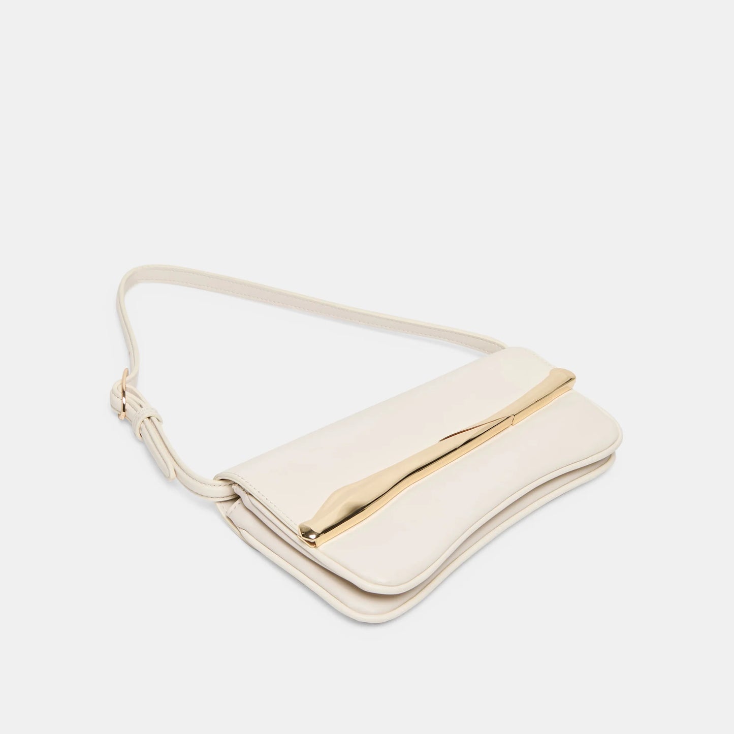 Azura Shoulder Bag White Leather