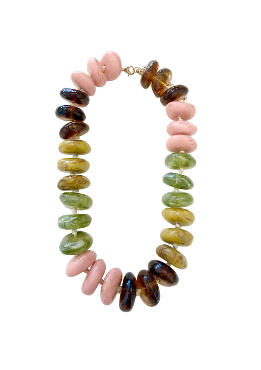 Delray Chunky Beaded Necklace