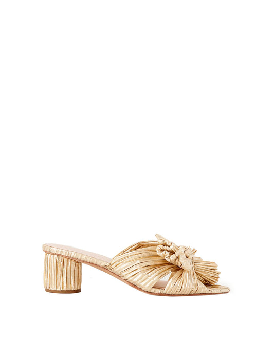 Emilia Pleated Knot Mule