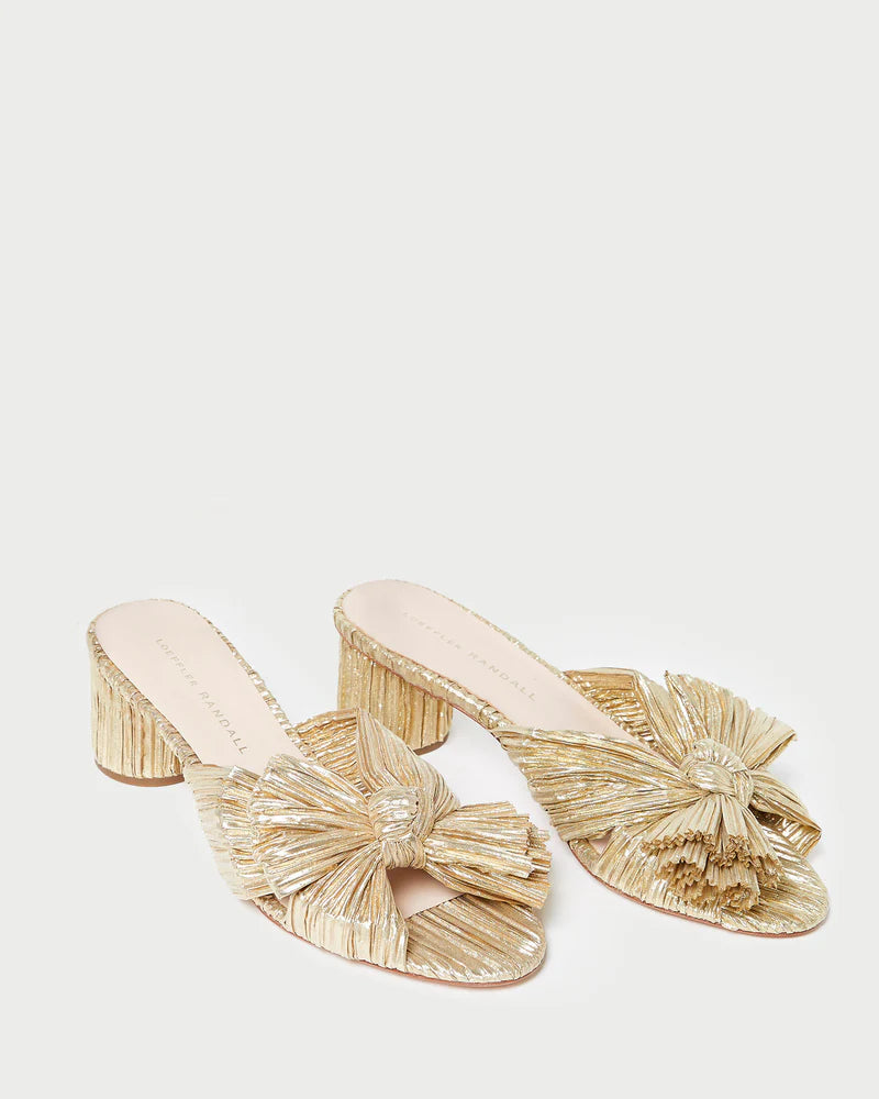Emilia Pleated Knot Mule