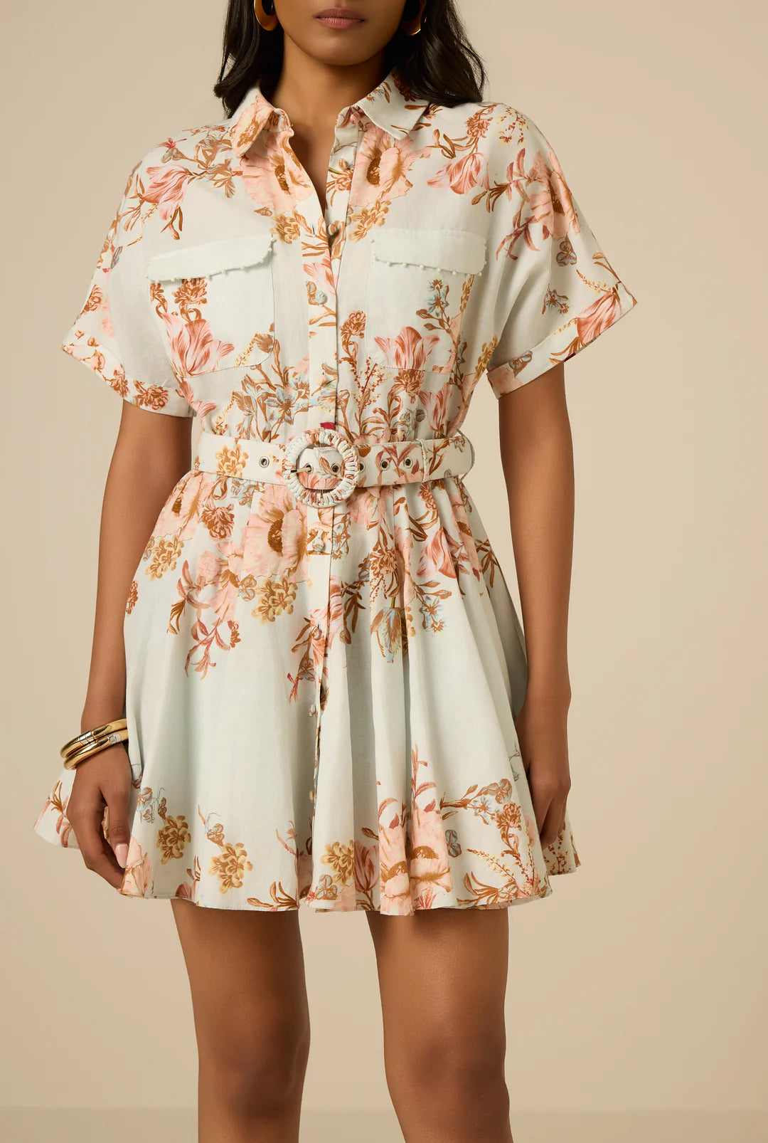 Ezra Buckle Short Dress