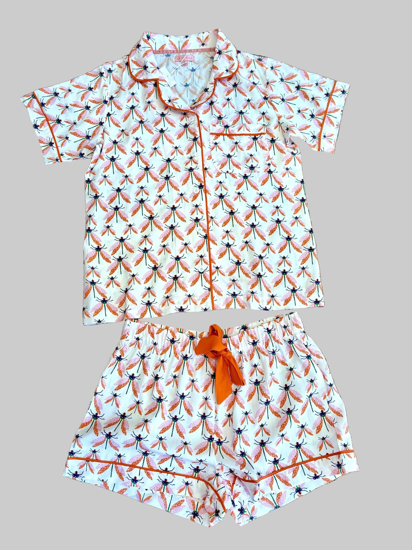 Dragonfly Pajama Shorts Set