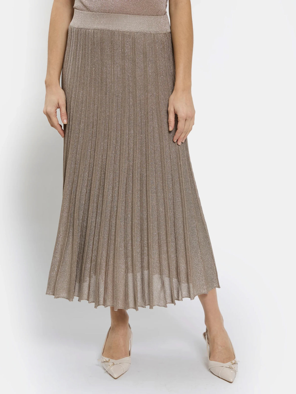 Gala Long Pleated Skirt