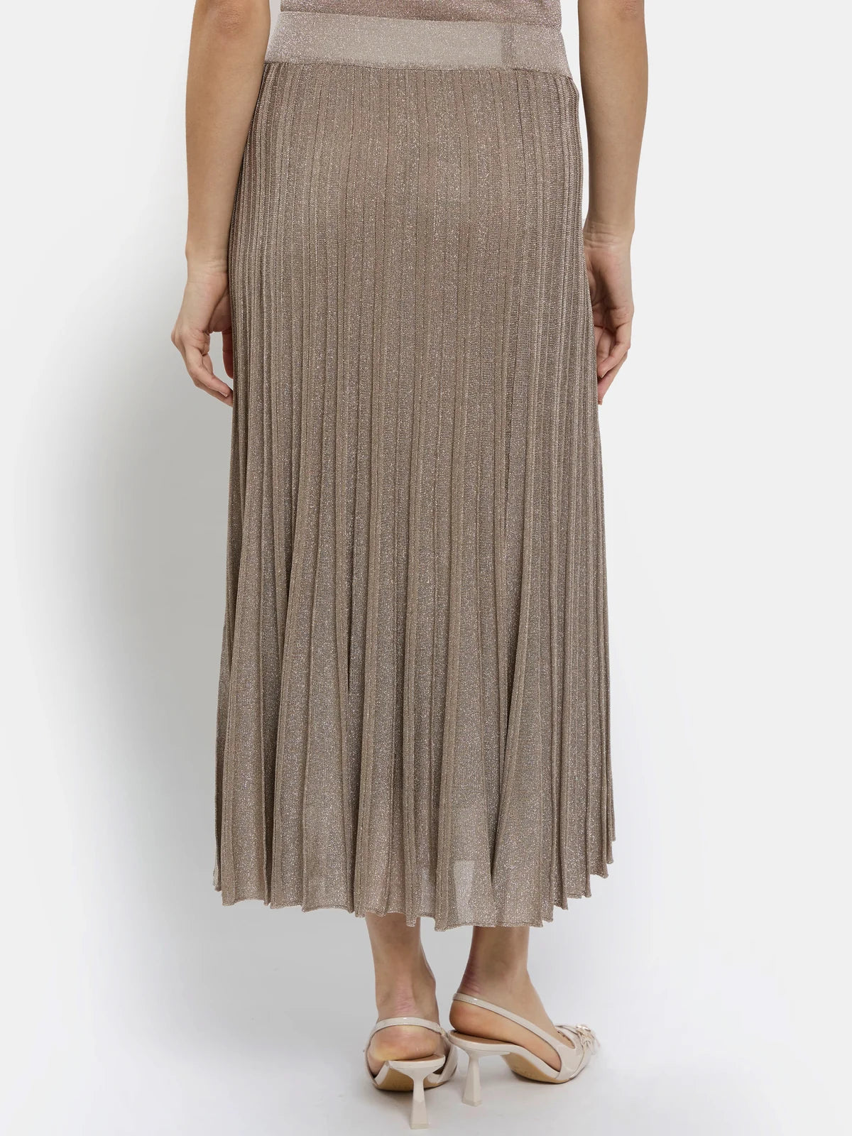 Gala Long Pleated Skirt