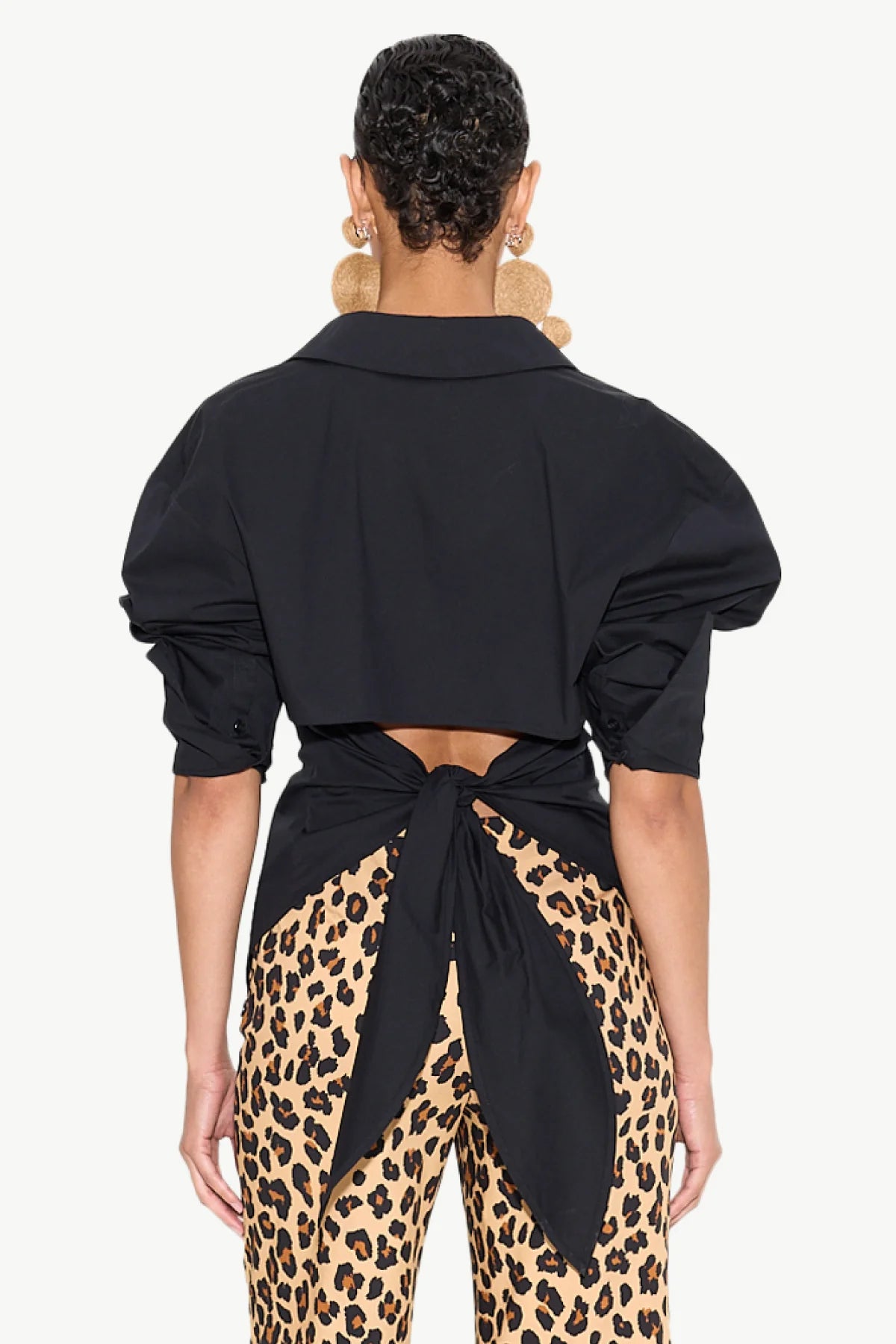 Loch Poplin Button Up Top