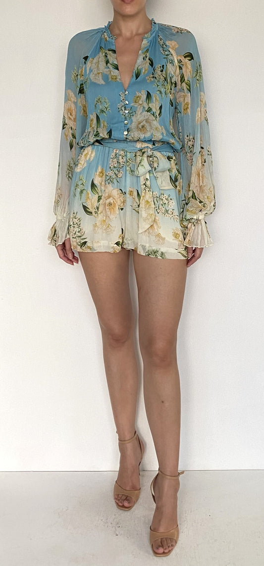 Romper With Tie Up Belt