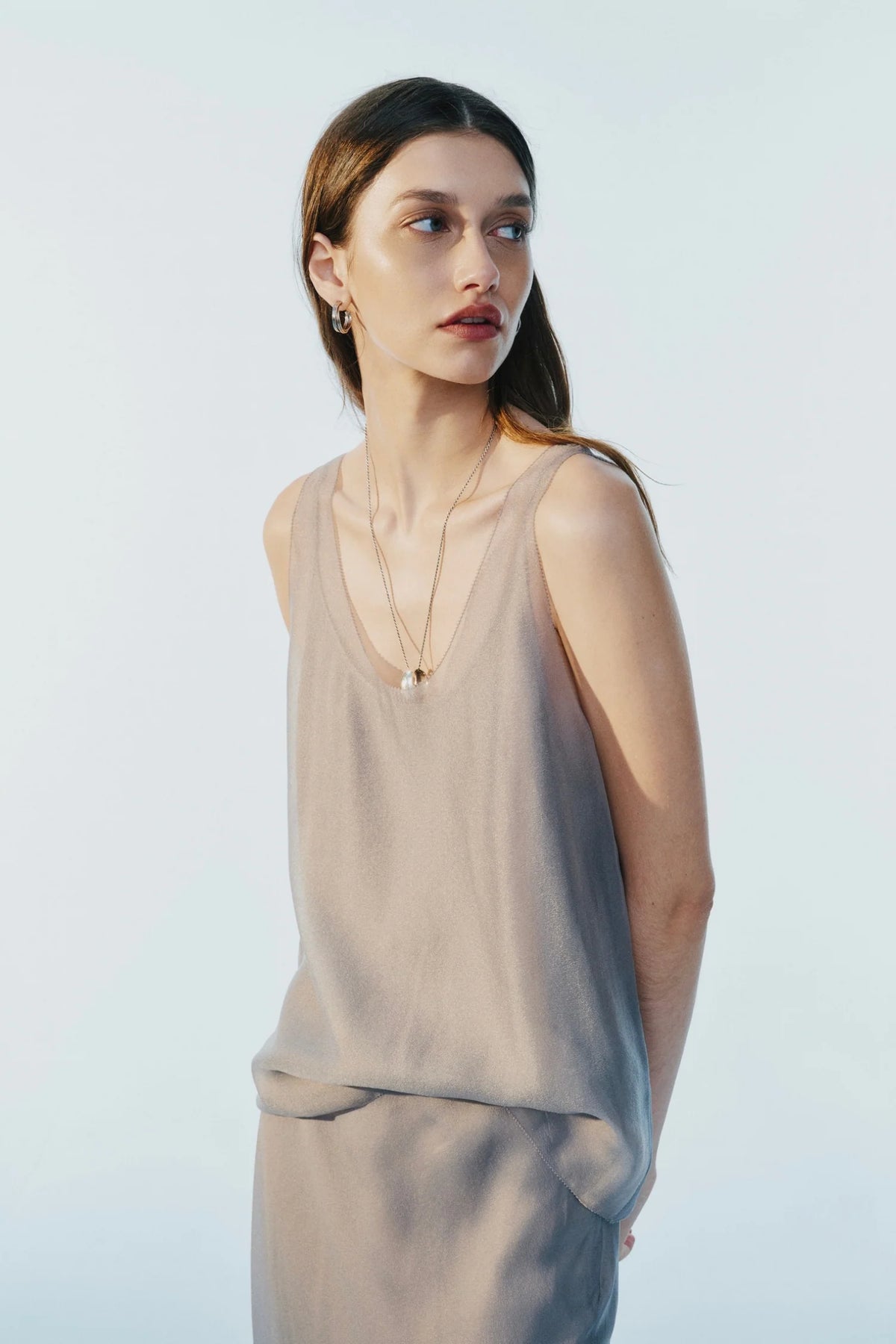 Merritt Cupro Organza Top