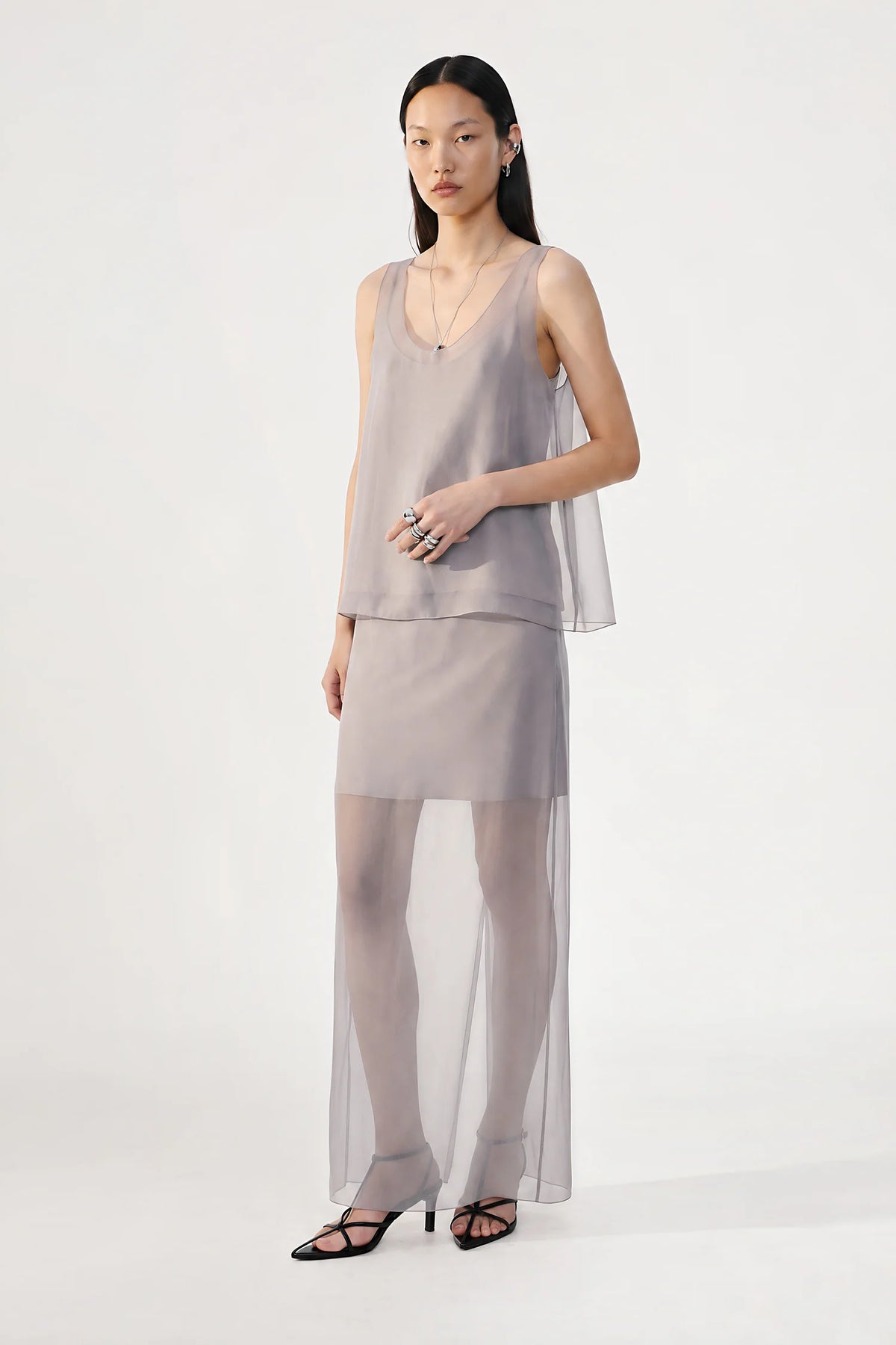 Merritt Cupro Organza Top