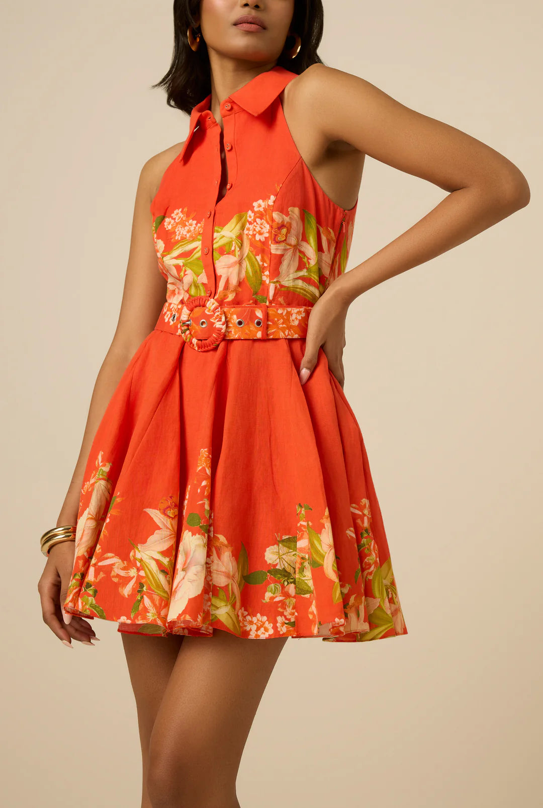Hibi Buckle Short Dress