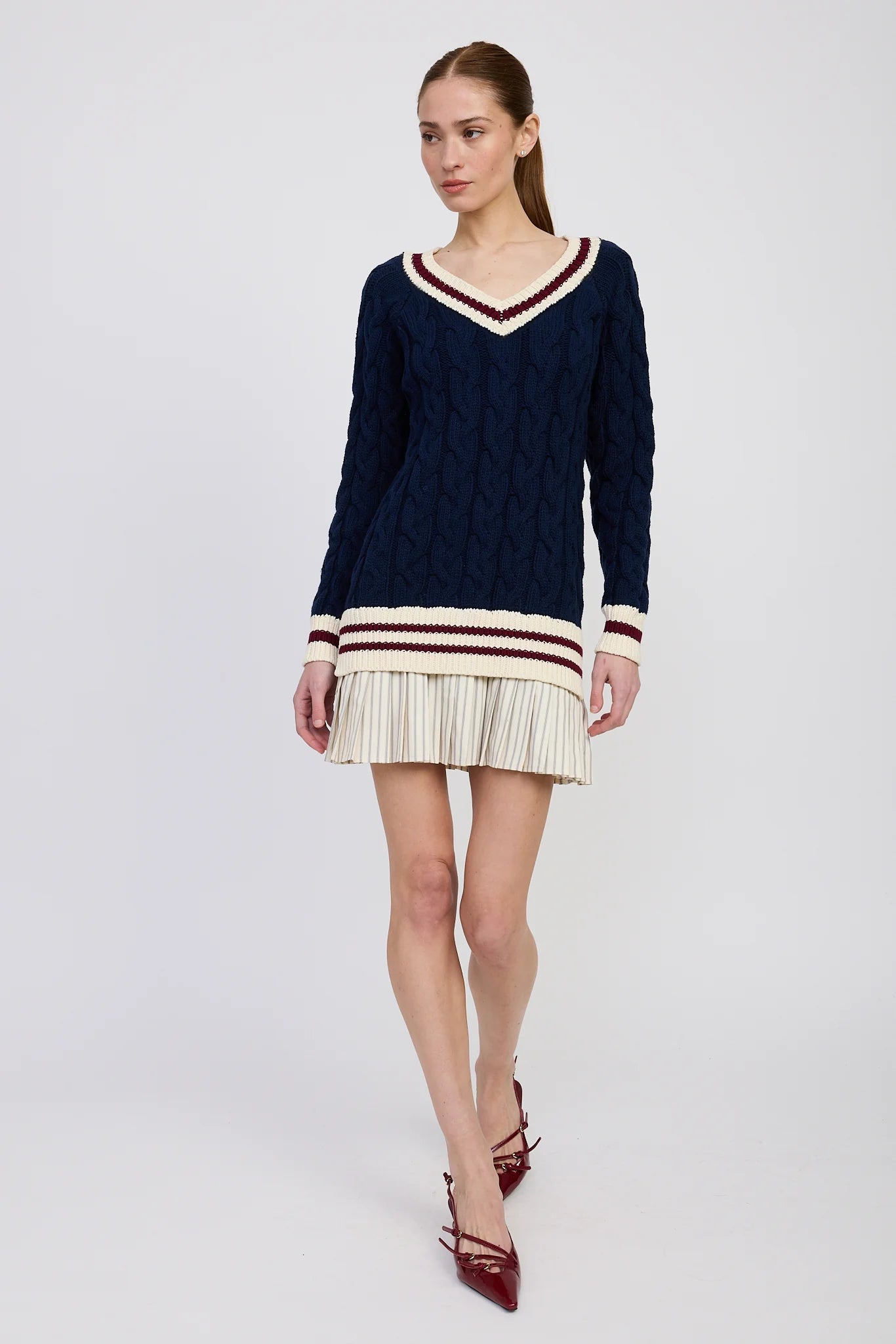 Knox Mixed Media Mini Dress