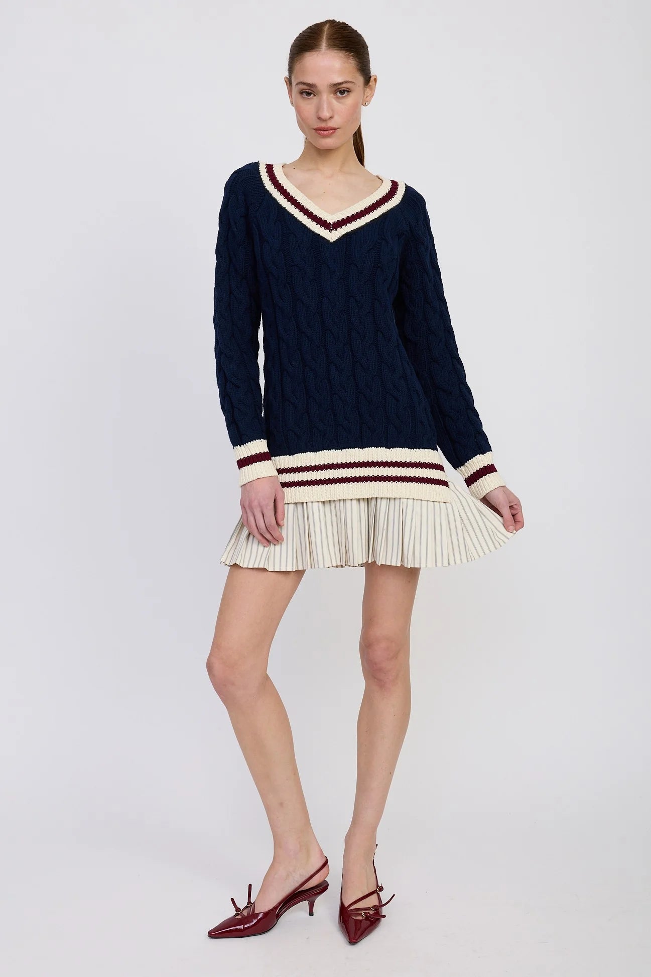 Knox Mixed Media Mini Dress