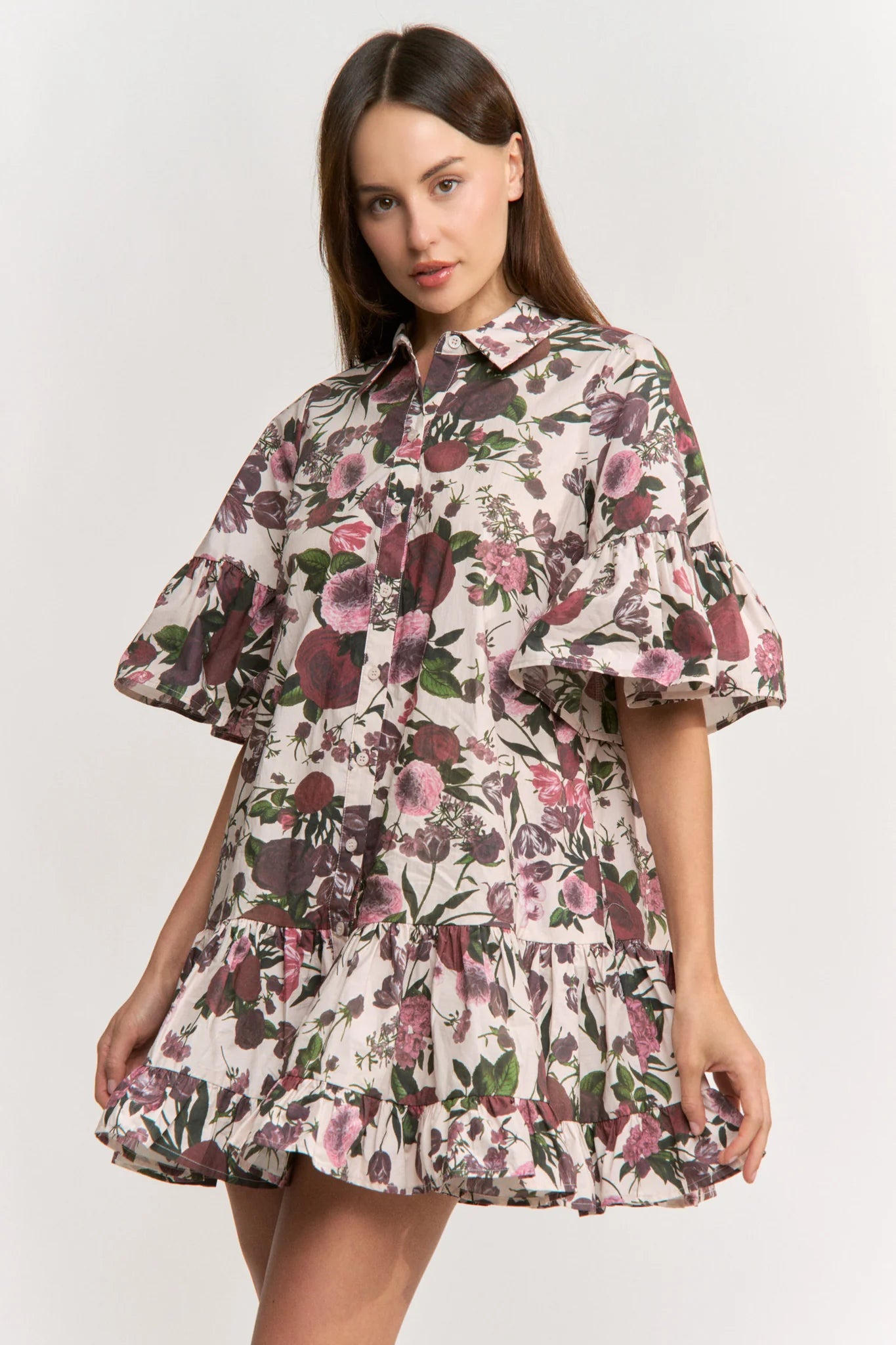 Miranda Mini Shirt Dress