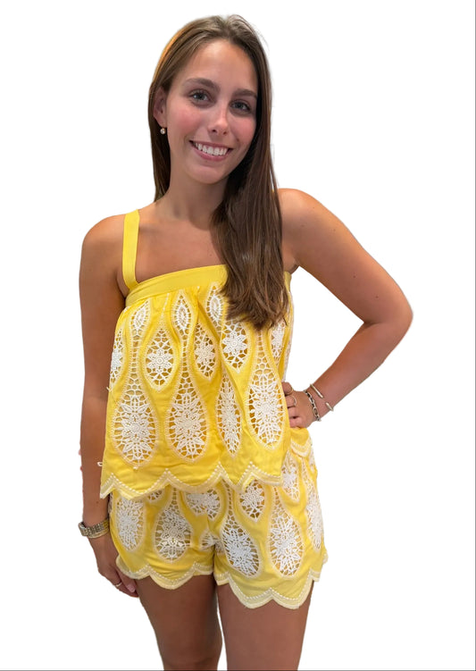 Georgia Embroidery Short and Top Set