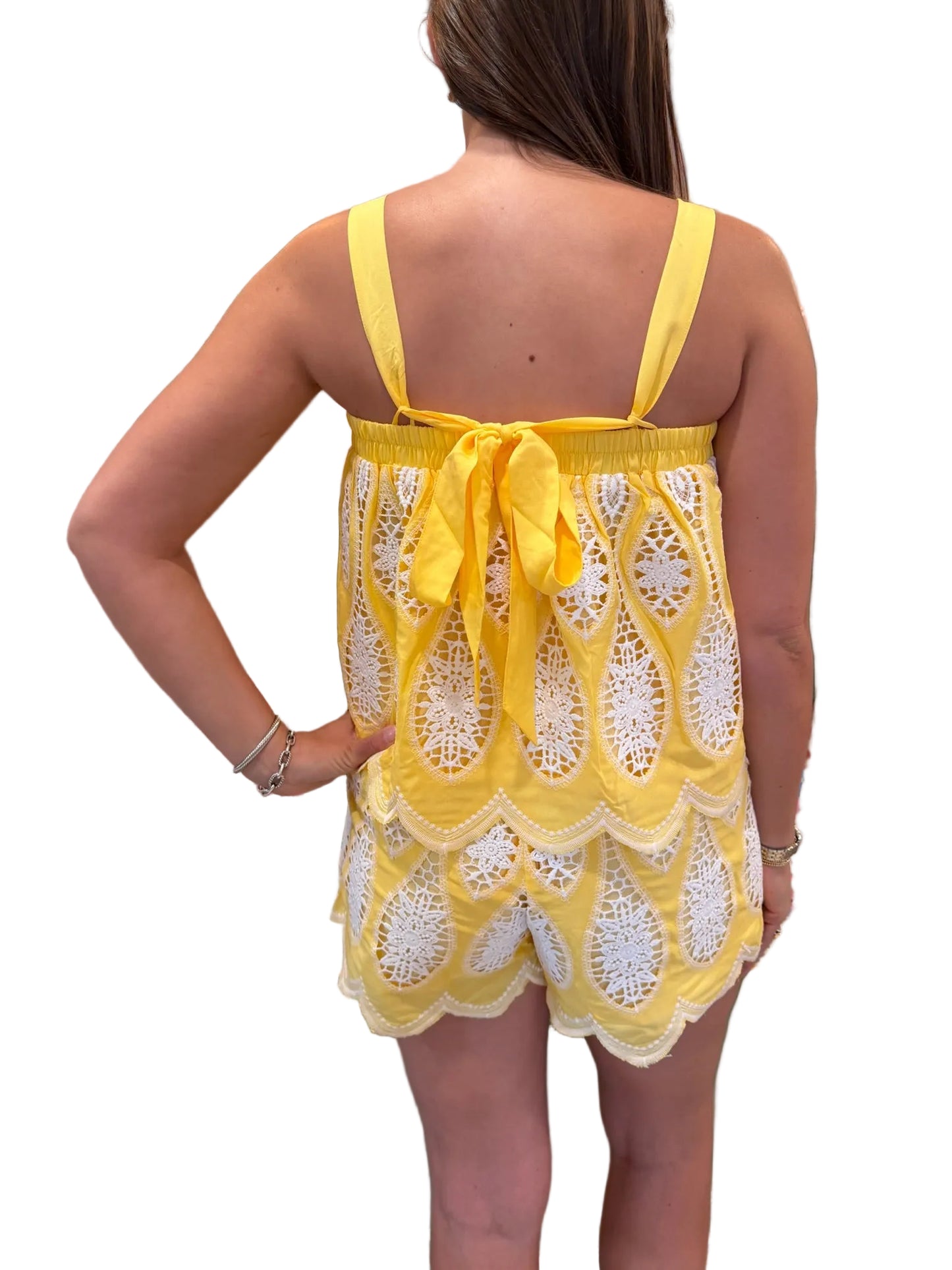 Georgia Embroidery Short and Top Set
