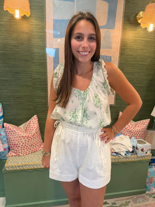 Lainey Elastic Waist Shorts