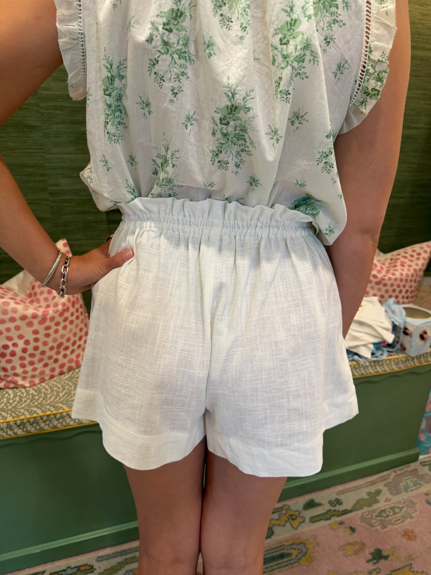 Lainey Elastic Waist Shorts