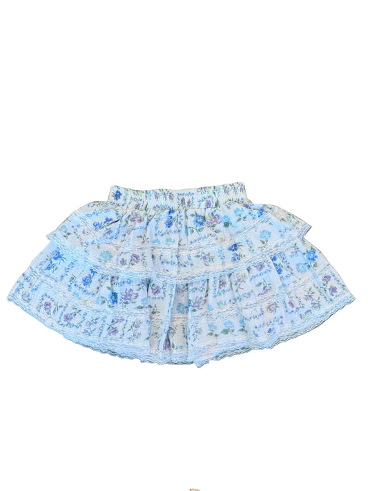 Mona Girls Flower Lace Skirt