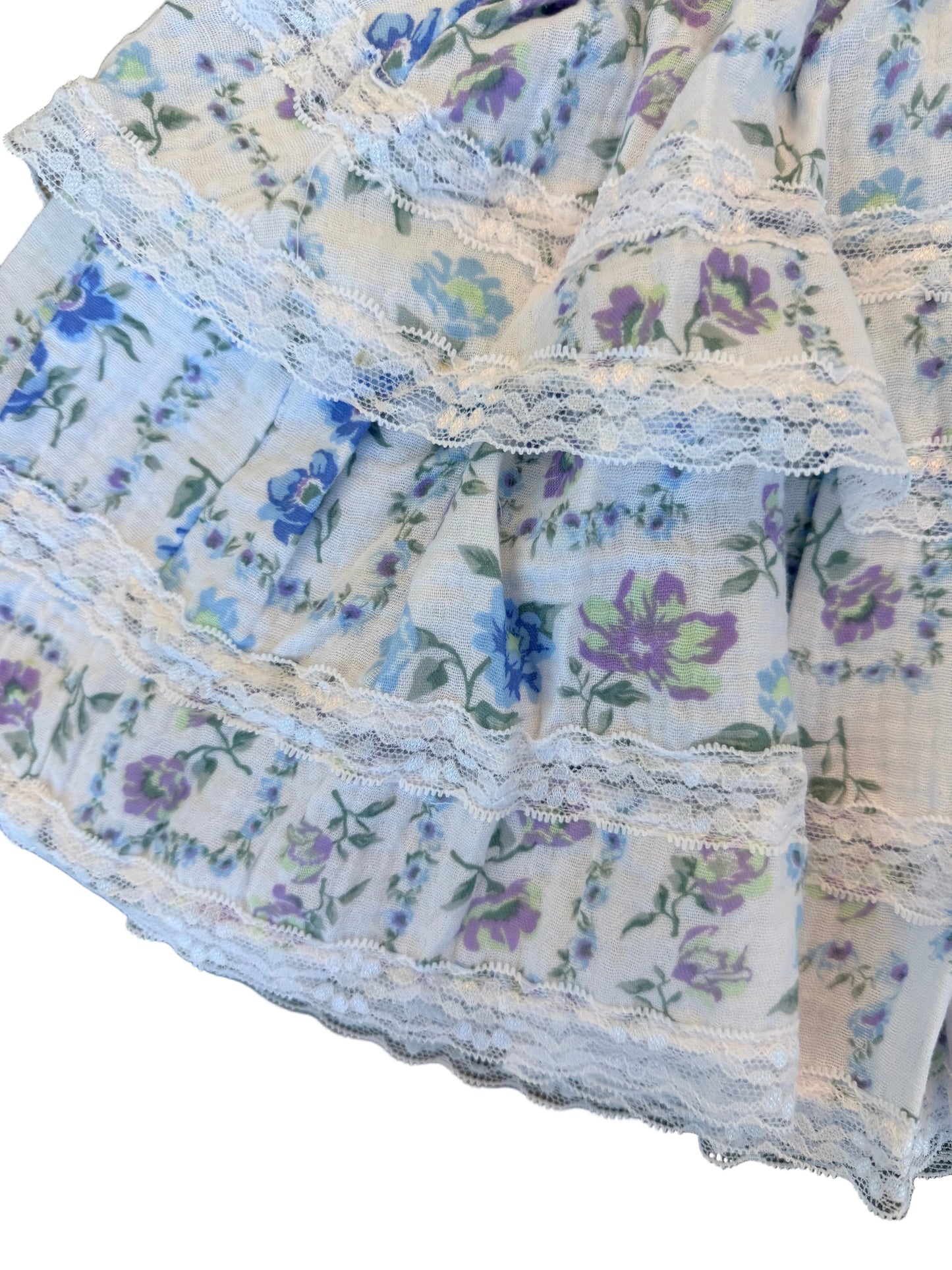 Mona Girls Flower Lace Skirt
