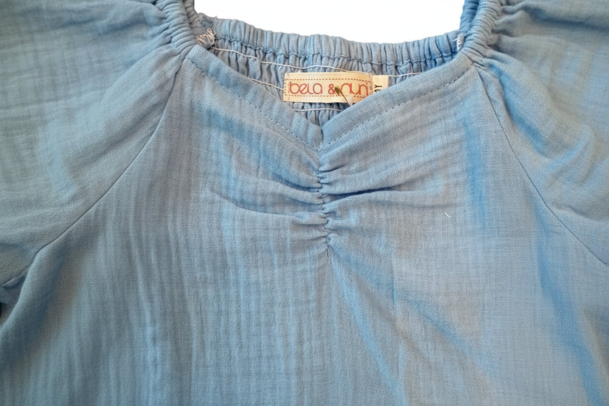 Lex Girls Buff Sleeve Top