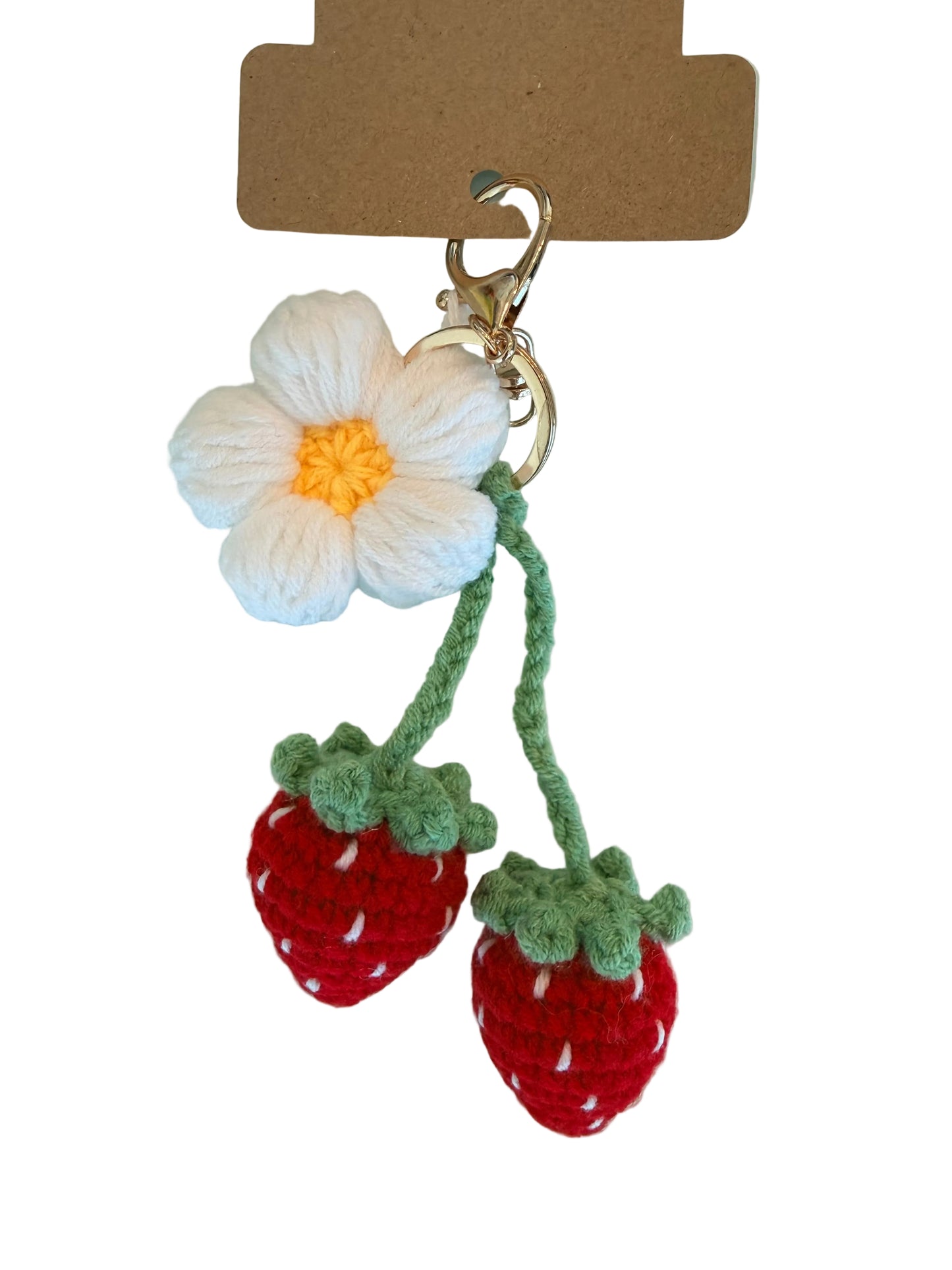 Beaded Crochet Bag Charm