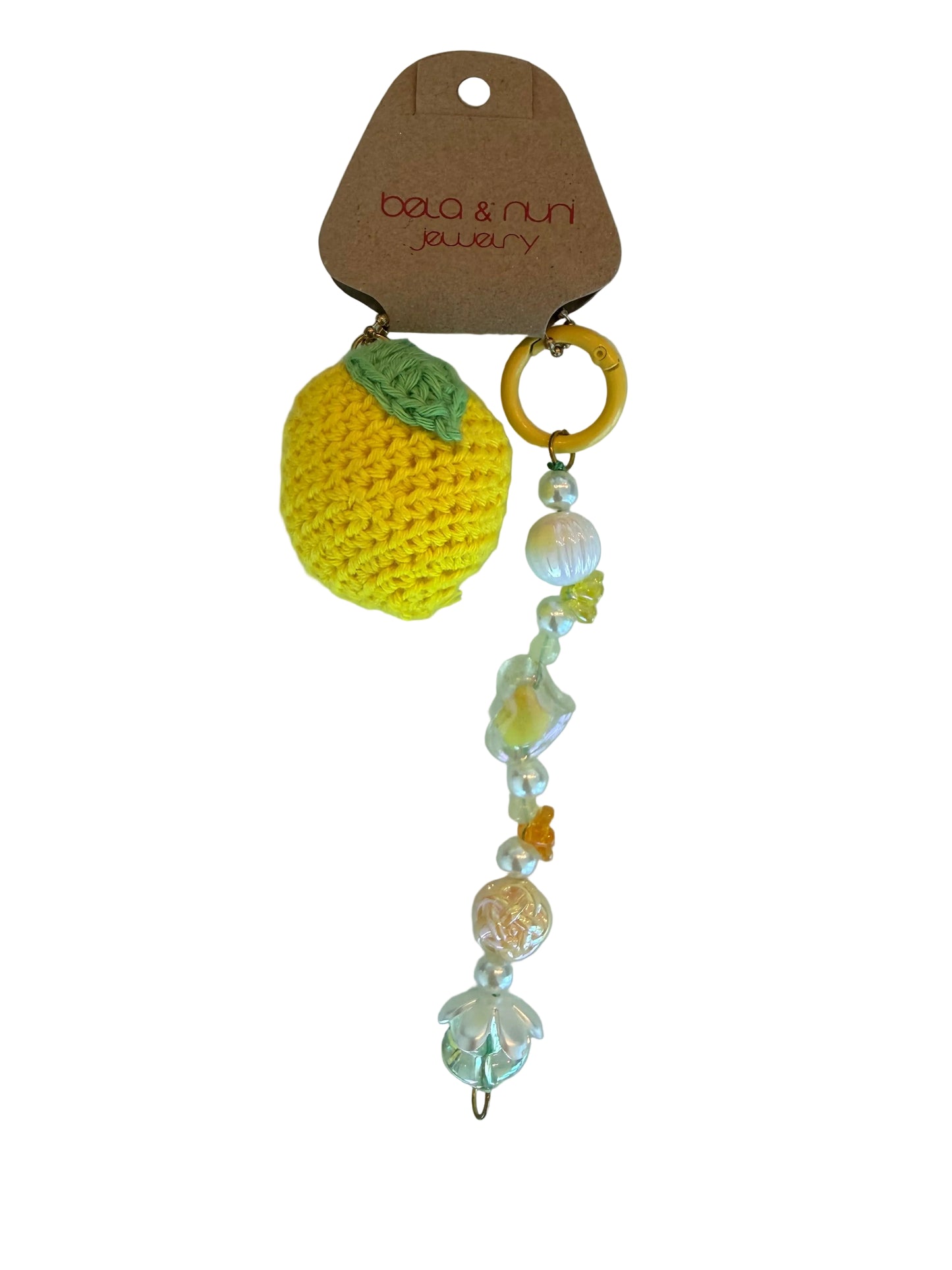Beaded Crochet Bag Charm