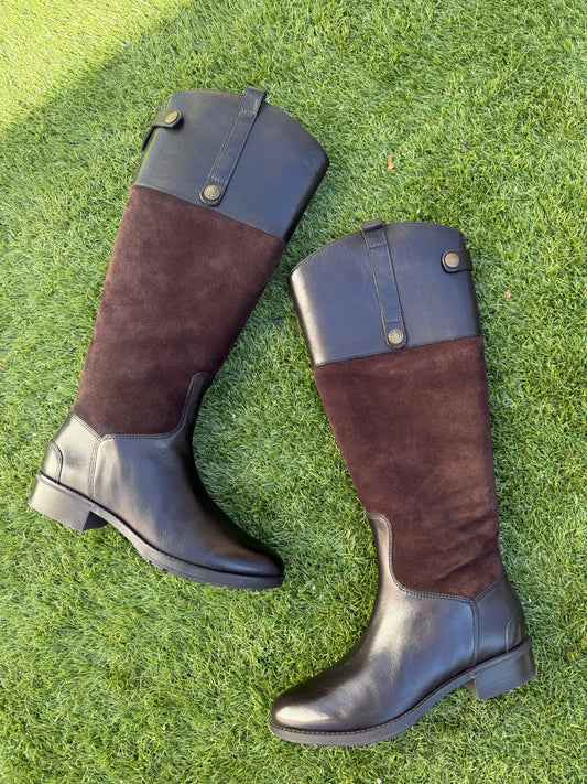 Penny Suede Leather Boot