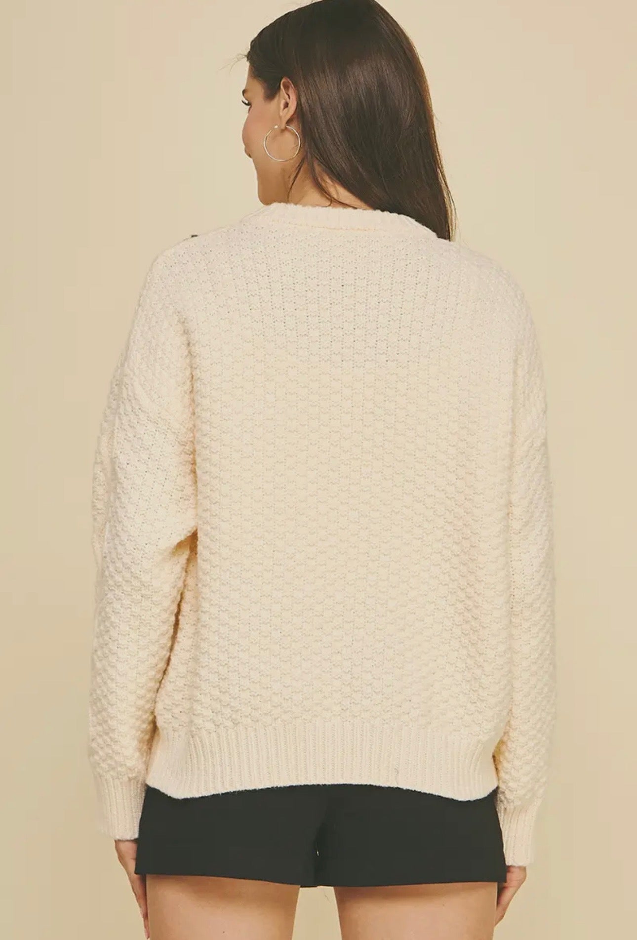 Christmas Stitch Detailed Sweater